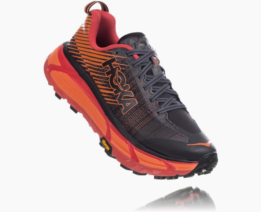 Hoka One One Trail Schoenen Dames - Evo Mafate 2 - Zwart/Rood - WG2059138